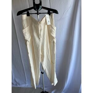 (NWT) Women's Calia Soft Wide Leg Pant -Light Cream - Size XL